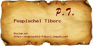 Pospischel Tiborc névjegykártya
